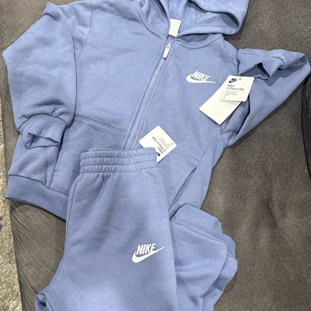 Nike Light Blue Tracksuit Set
